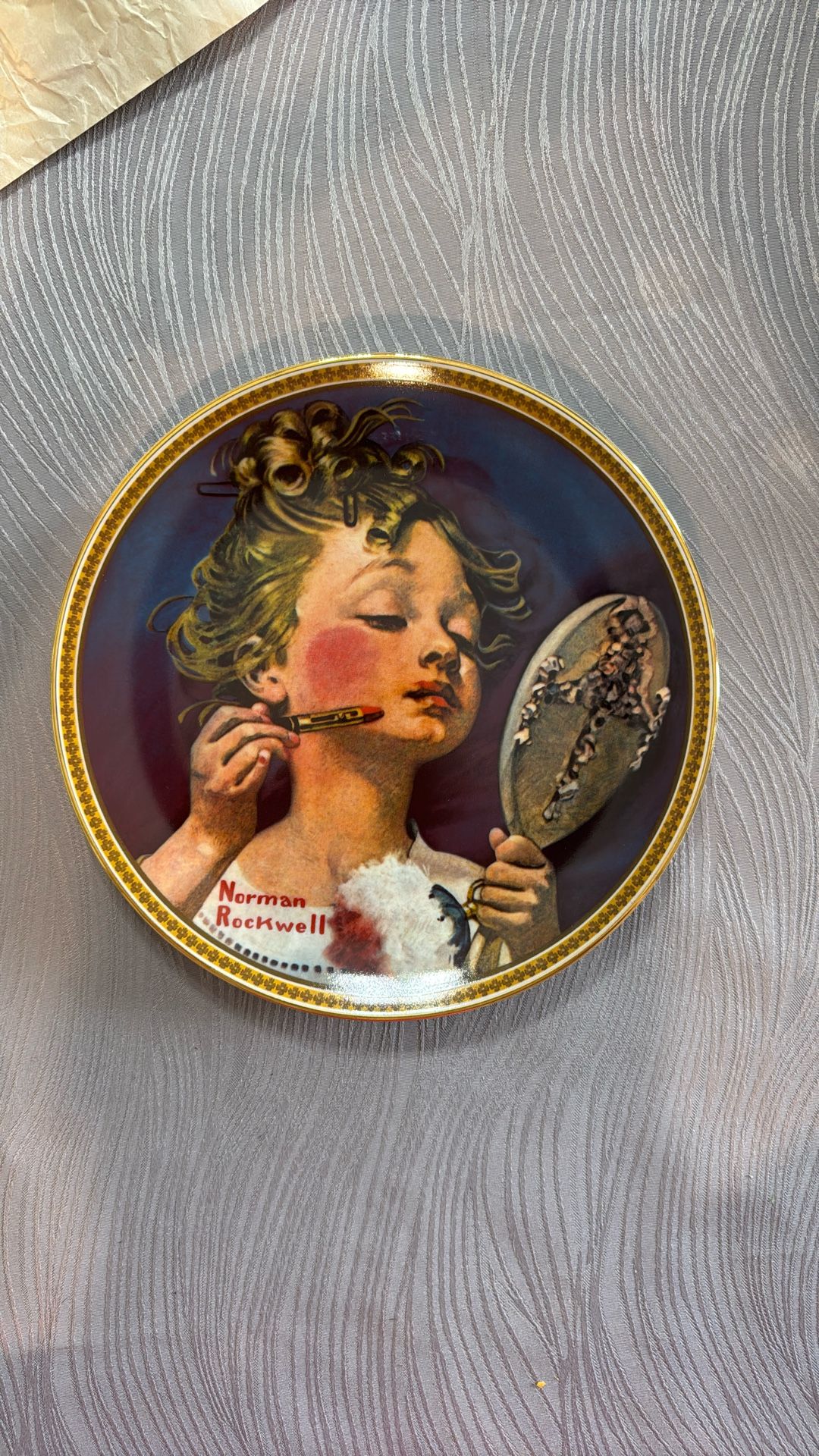 Norman Rockwell Making Believe At The Mirror