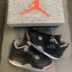 Jordan 4 Bred Reimagined - Size 6Y/7.5W