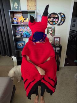 Crochet Dragon Hooded Cloak