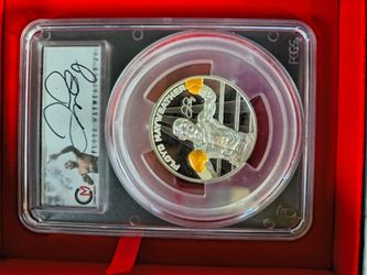 Floyd Mayweather Signed Gold Glove Collectible Custom Box Set (PCGS Certified)