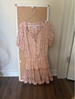 Cute Pink Dress- Buddy Love Size Small