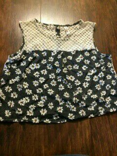 Flower crop top