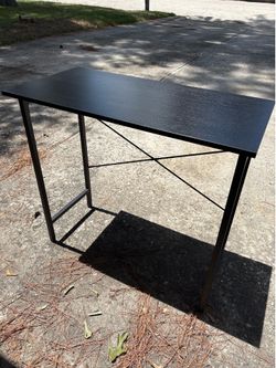 Black desk