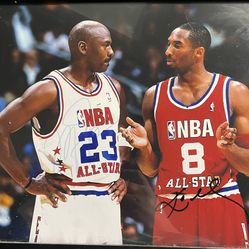 Jordan & Kobe Autographed Photo
