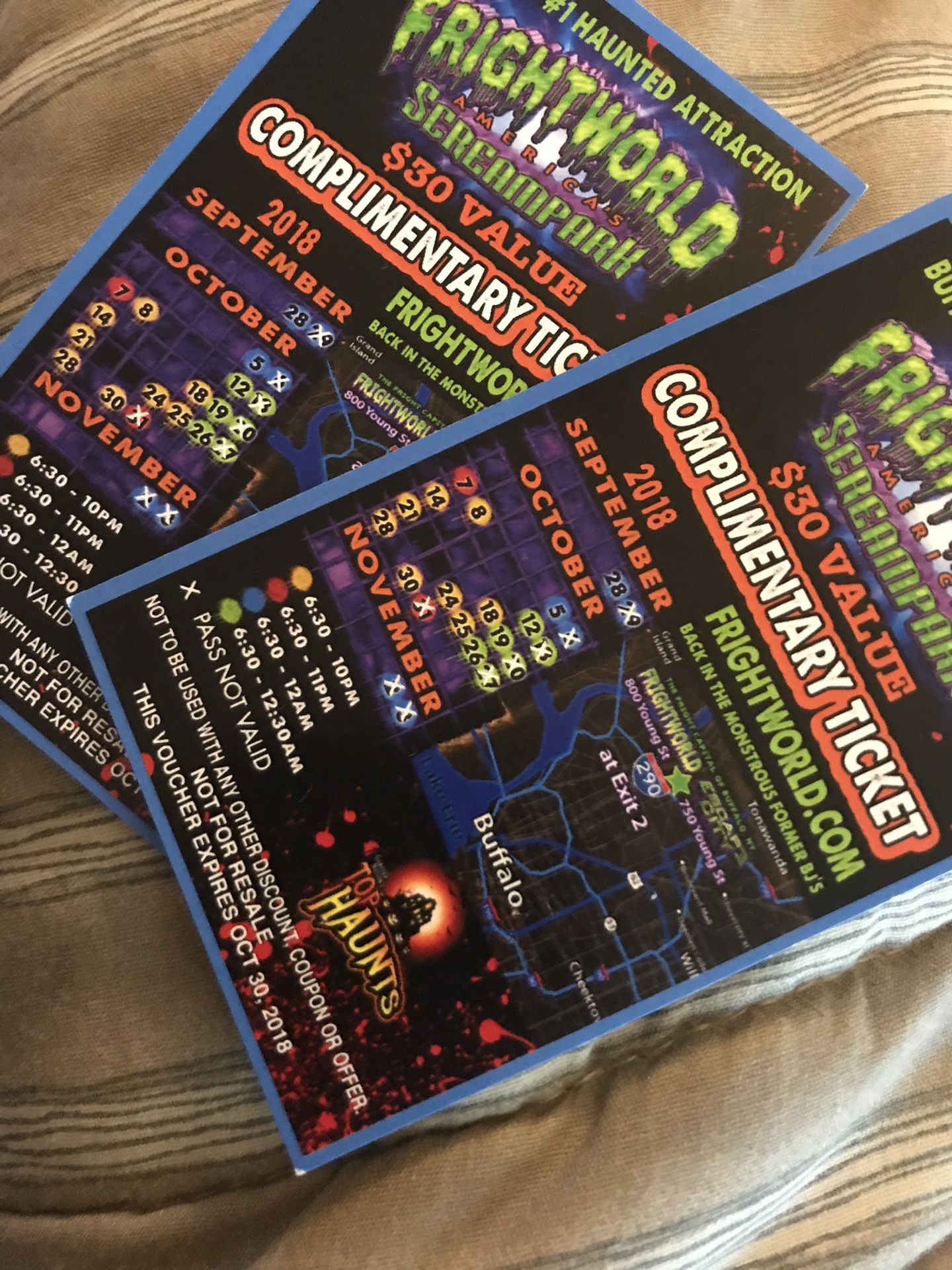 2 Freight world tickets