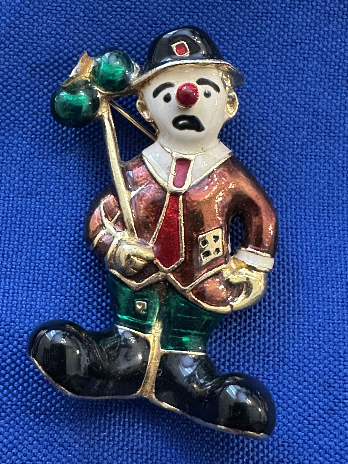 Vintage Collection Of  Clown Pins 