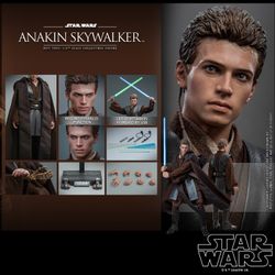 Hot Toys MMS677 Anakin Skywalker Star Wars Attack of the Clones 1/6 Figure