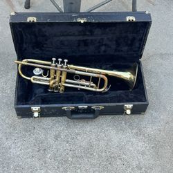 Vintage 1930 Rudy Muck Academy Trumpet with Medallion (Germany) + Mouthpiece