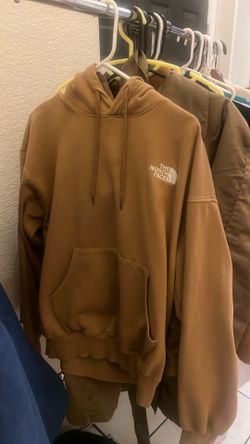 North face brown hoodie