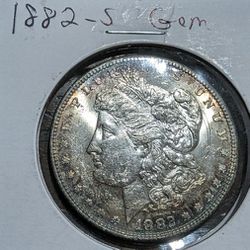 Morgan Silver Dollar 1882 S