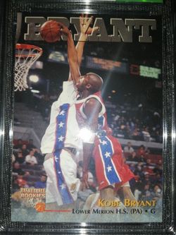 Kobe Bryant rookie card graded 9 