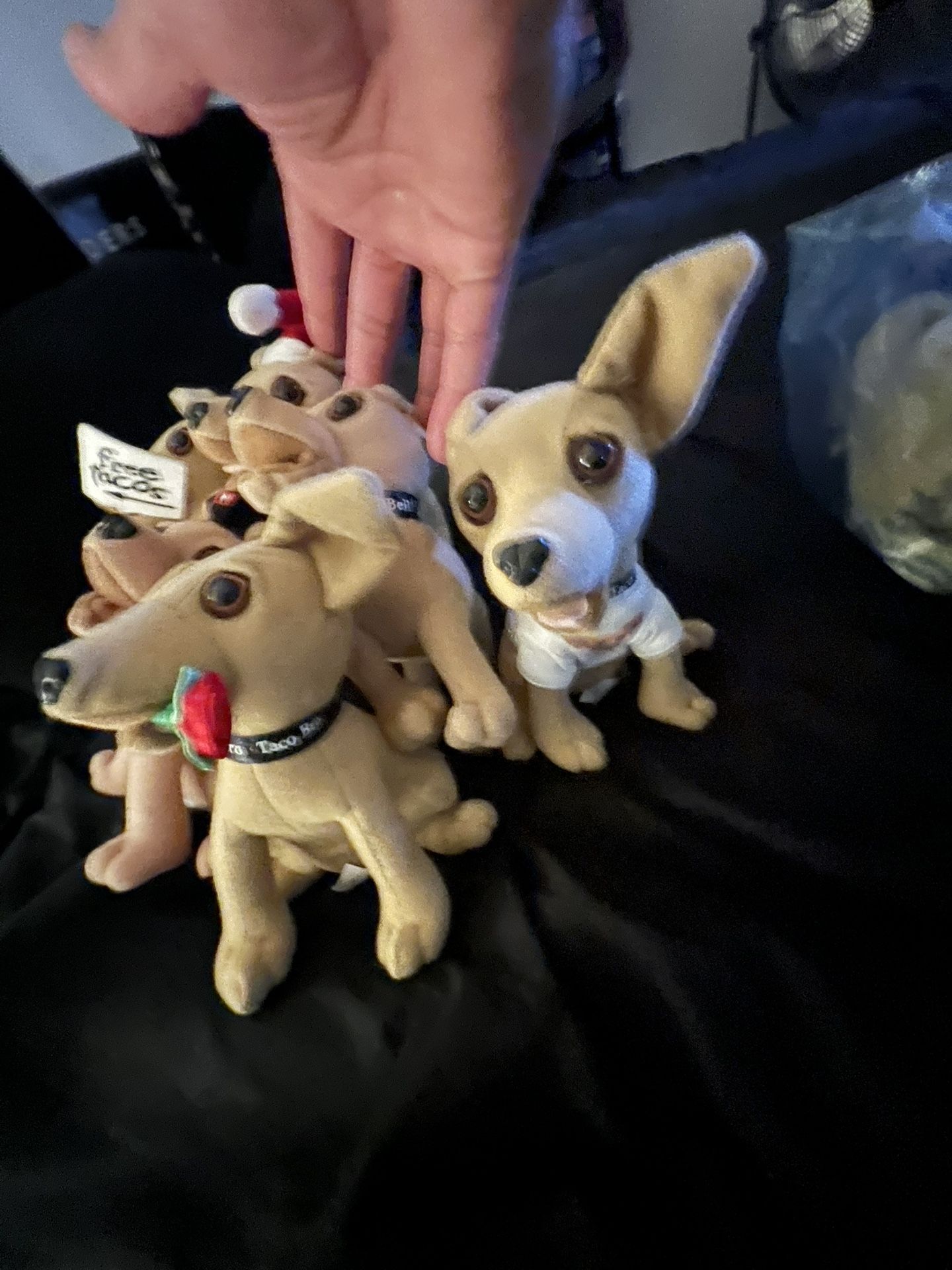 Taco Bell Chihuahua Dog Plush Christmas All Ears Yo Quiero Friend Lot