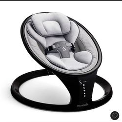 Munchkin Bluetooth enabled baby swing-black