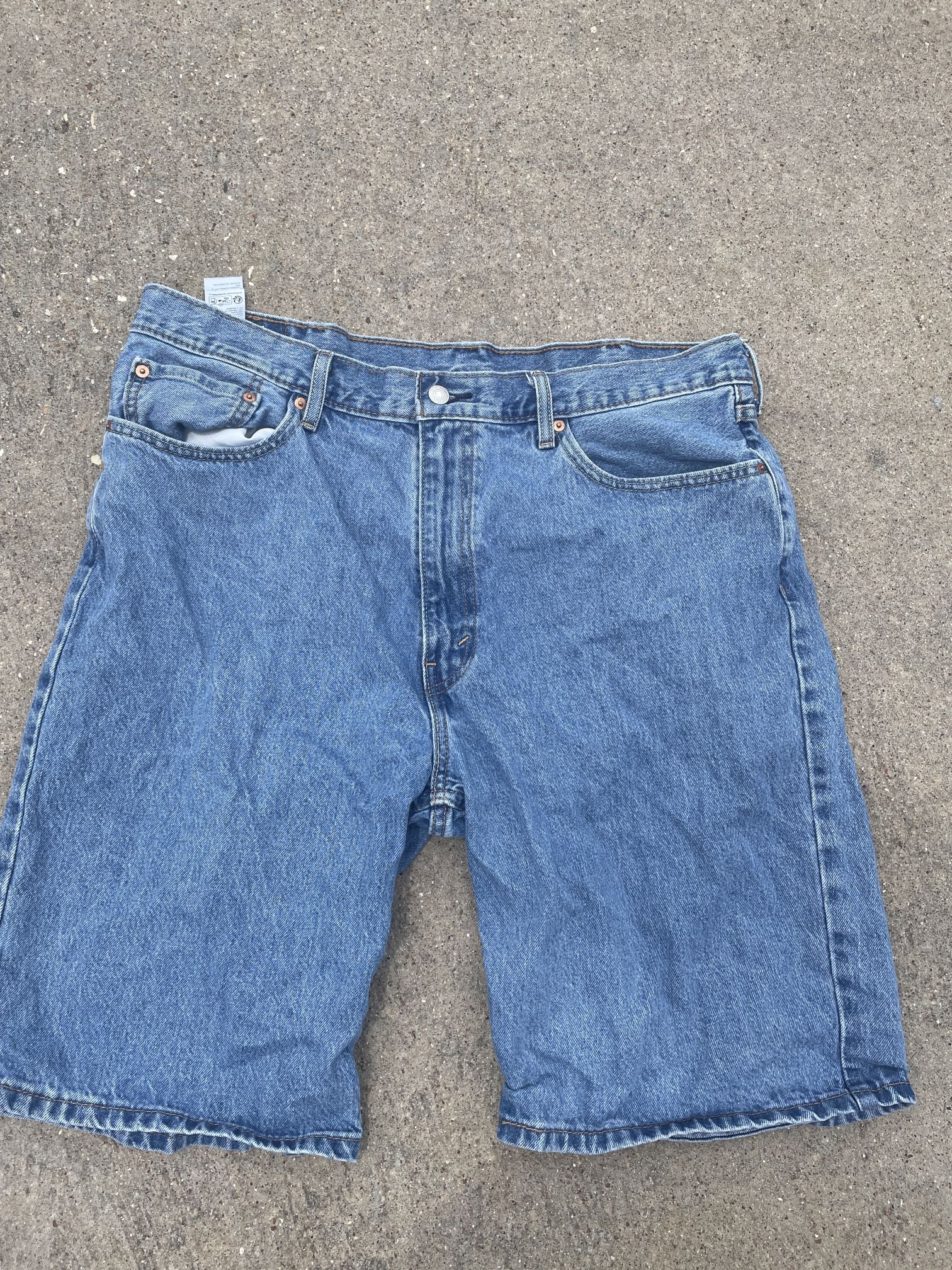 Levi blue Jorts 38”