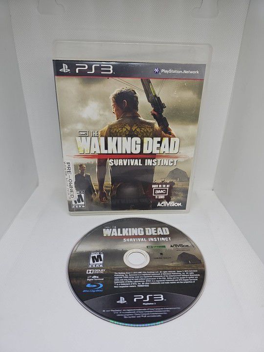 The Walking Dead: Survival Instinct (Sony PlayStation 3, 2013) - No Inserts