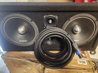 Chuchero Box With Quick Connect Cable Speakers,  Tweeters 