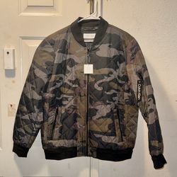 Calvin Kline Camo Jacket Brand New With Tags! Size Large 