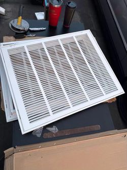 NEW EZ-FLO 25”x20” HVAC Return Air Filter Grill - Steel Vent Cover