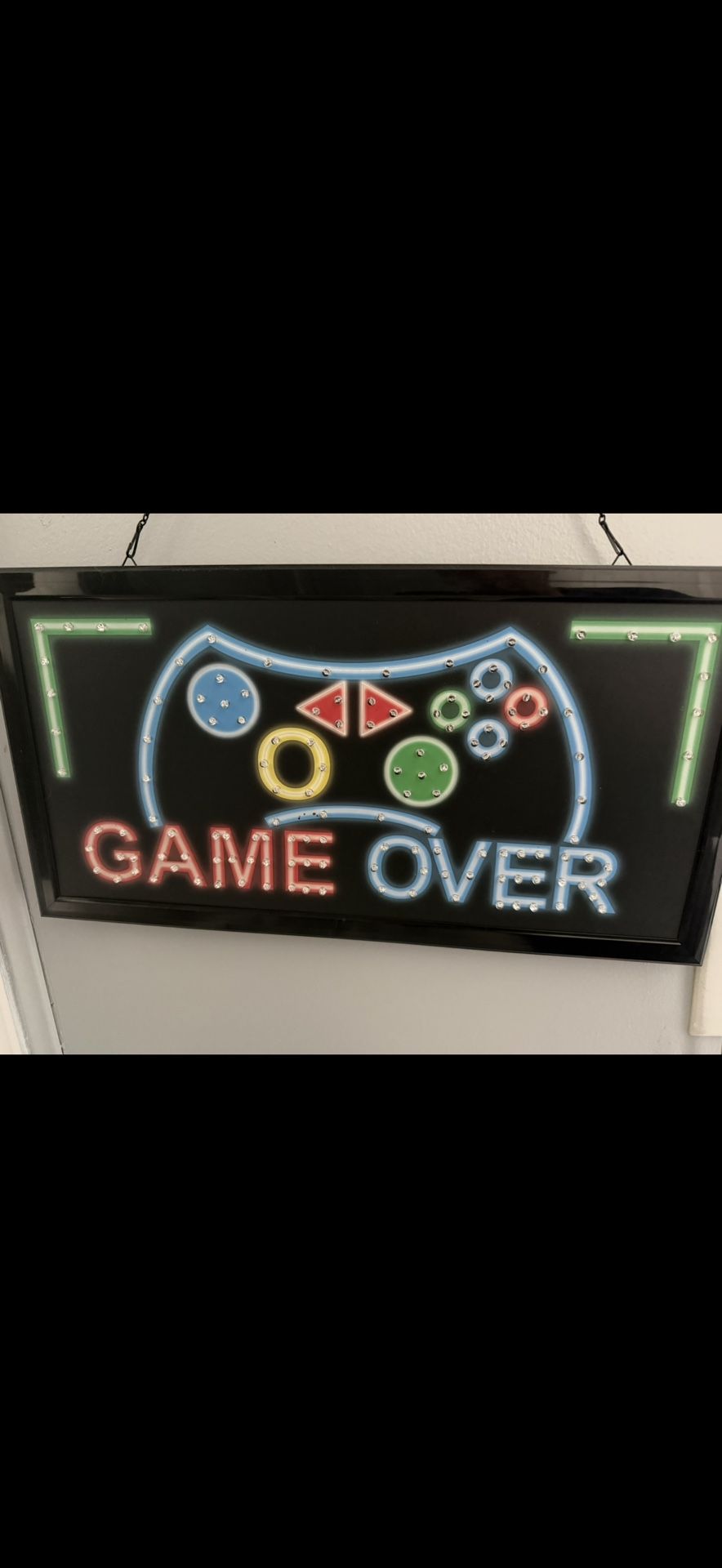 Game over Led Light
