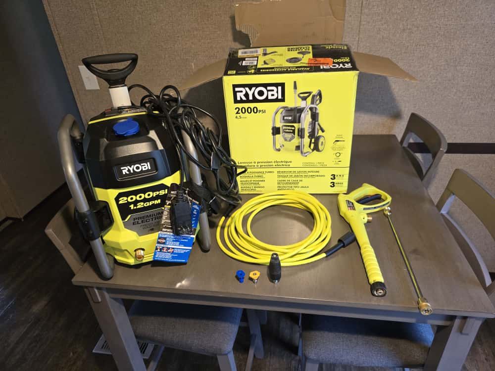 Ryobi 2000 PSI Pressure Washer Like New
