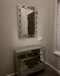 Cabinet with mirrors