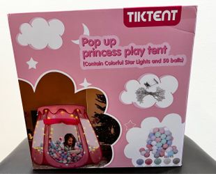 Princess Pop up Play TentNew