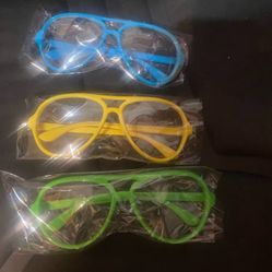 Pilot Style Bright Colors Fun Clear Classes. 