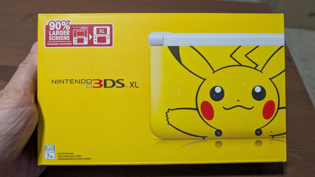 Nintendo 3DS XL Console Pikachu Edition UNOPENED