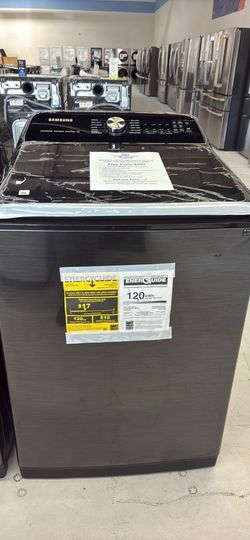 Only 2 Left‼️Get $450 Off MSRP 📉🏷️ on Black 5.5 cu ft Samsung Top Load Impeller Washer, EnergyStar