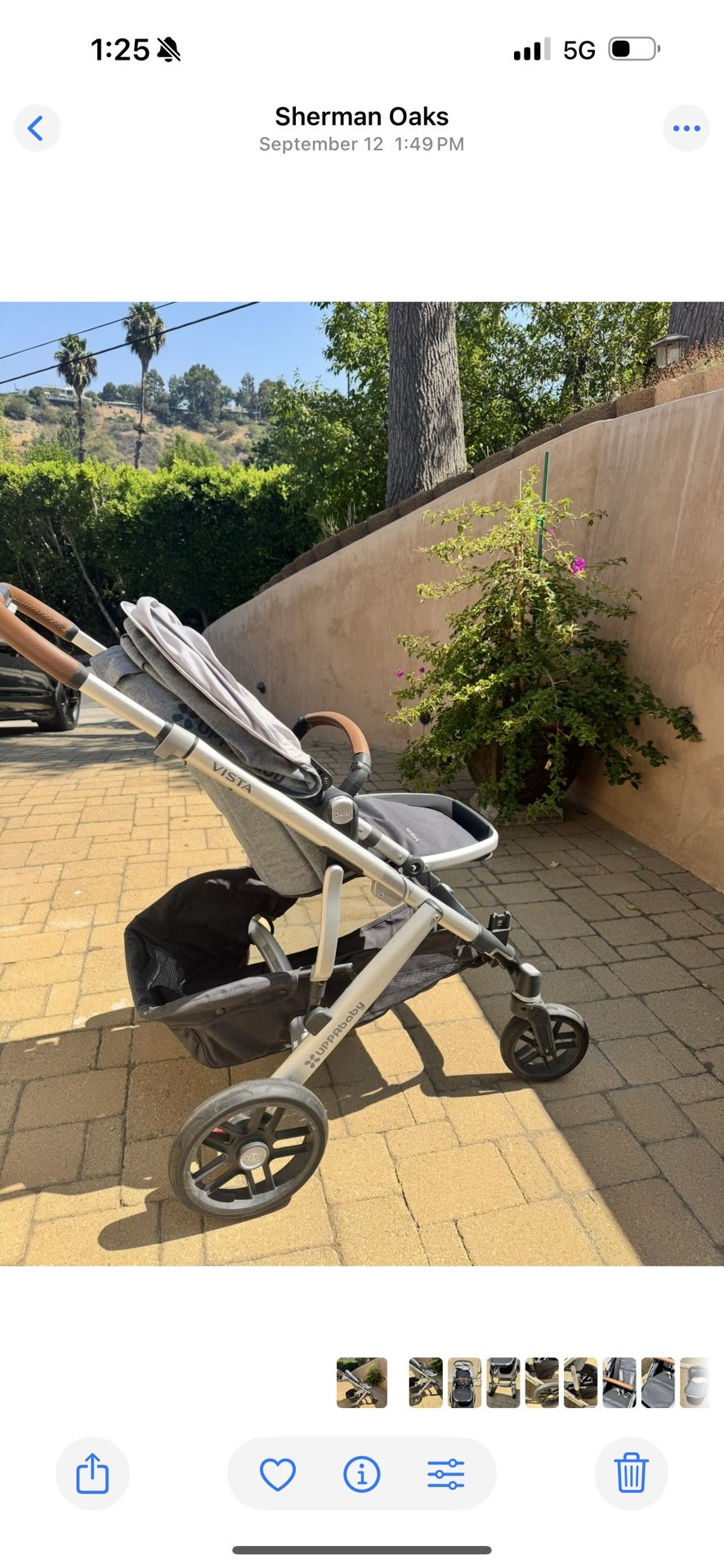 Uppa Baby Vista Double Stroller With ALL Accessories 