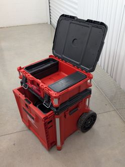 ​🔥 BRAND NEW MILWAUKEE PACKOUT 2-PIECE SET: ROLLING DRAWER & TOOL BOX 🧰 (FIRM)
