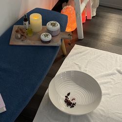 Large porcelain salad bowl $25