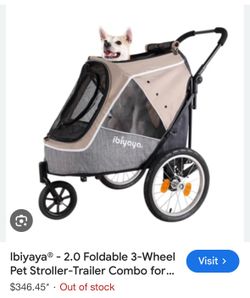 Deluxe Pet Stroller