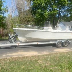 1995 Seamark 20’ Inboard/Outboard Motor Boat