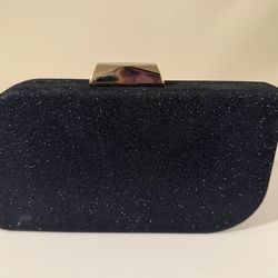 Nordstrom Midnight Blue Sparkly Evening Clutch