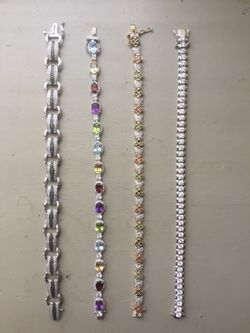 Sterling Silver Bracelets / 925 $25 each