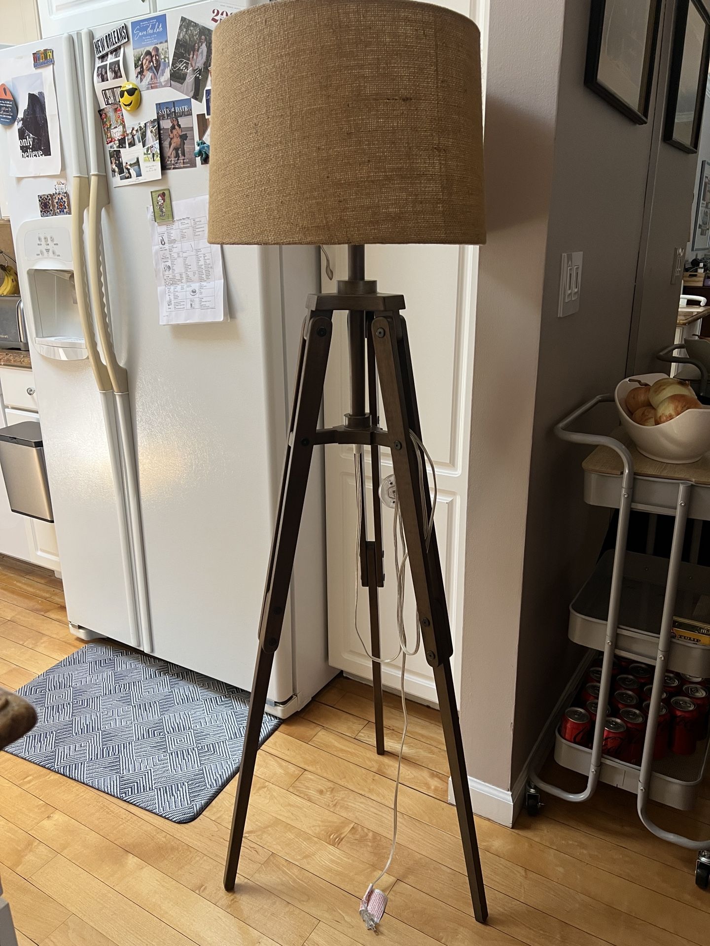 Rustic Tripod Lamp