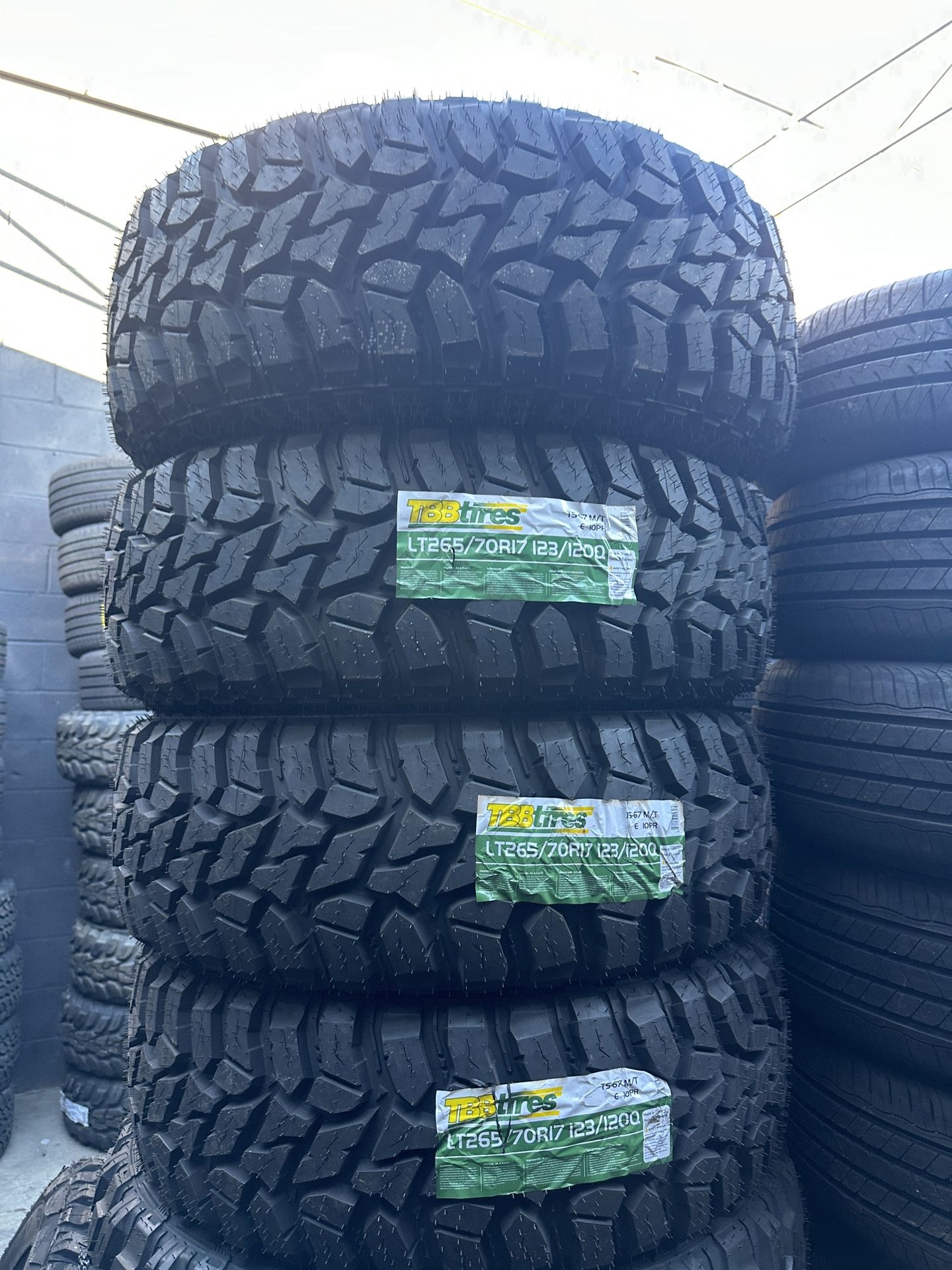 LT 265/70/17 TBB MT New Free Mount And Balance Included