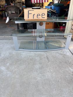 Glass TV Stand
