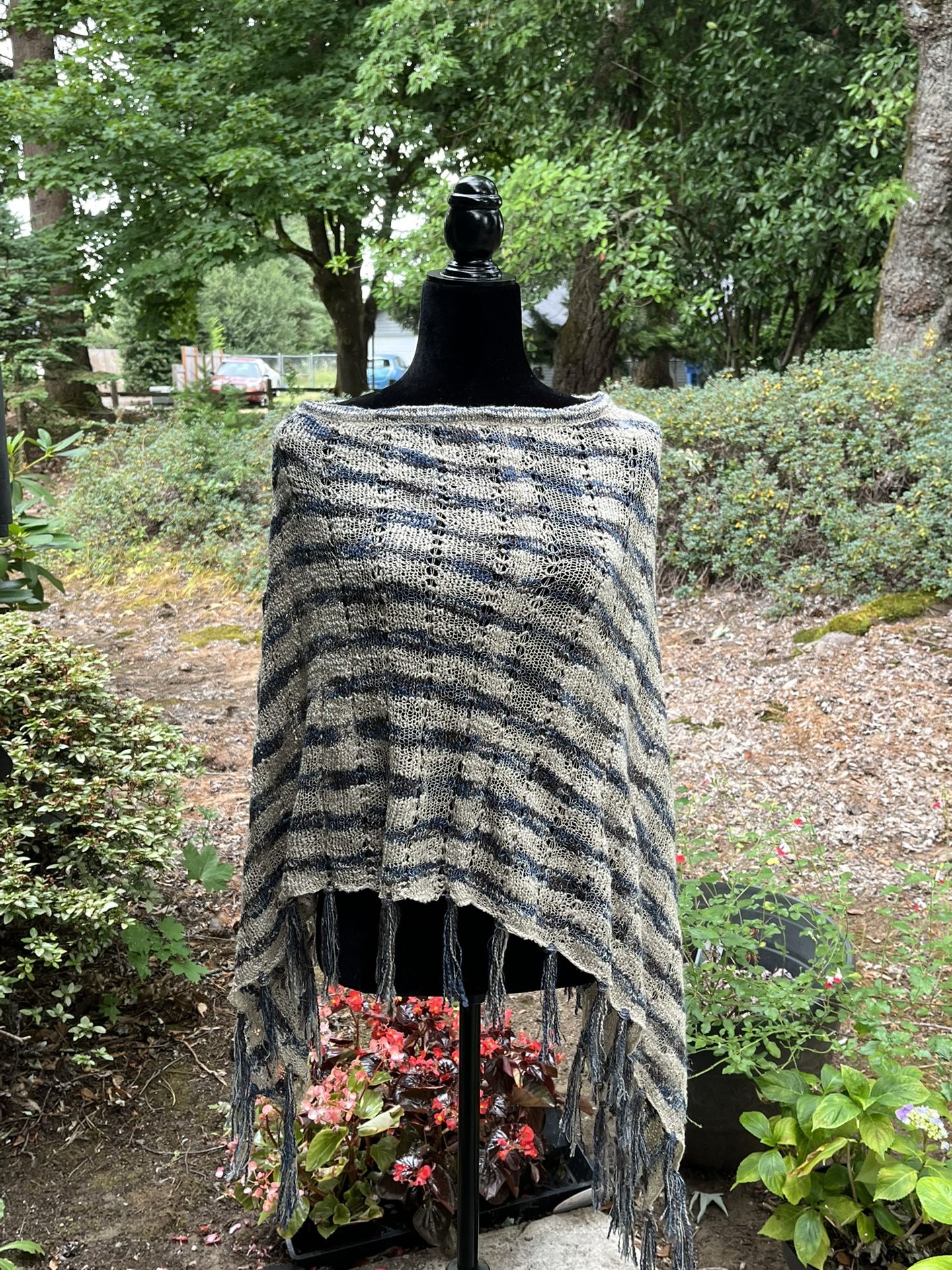 Chico's brand knit poncho