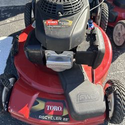 22 inch Toro push mower