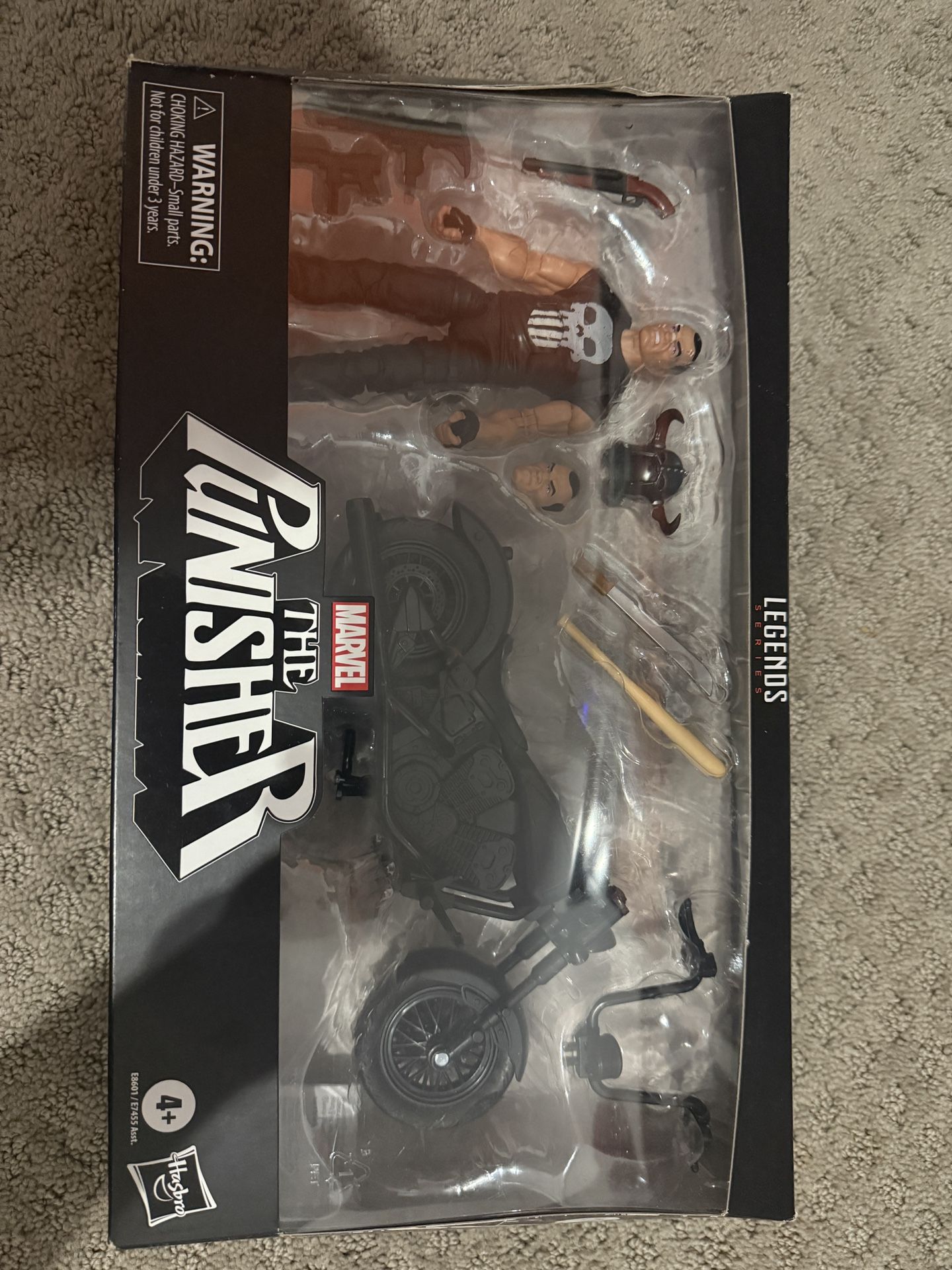 Marvel Legends The Punisher Motorcycle Set Spider Man XMEN Marvel Comics Disney