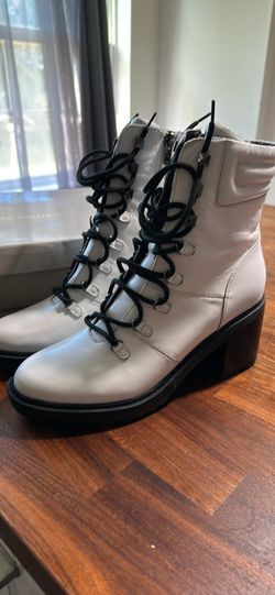 Mark Fisher Chunky Heel Leather Boot