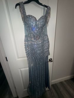 Vestido de gala pura pedrería