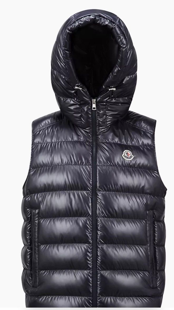 Moncler Vest With Hoodie.