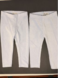 Janie and Jack blue corduroy leggings size 12 to 18 months
