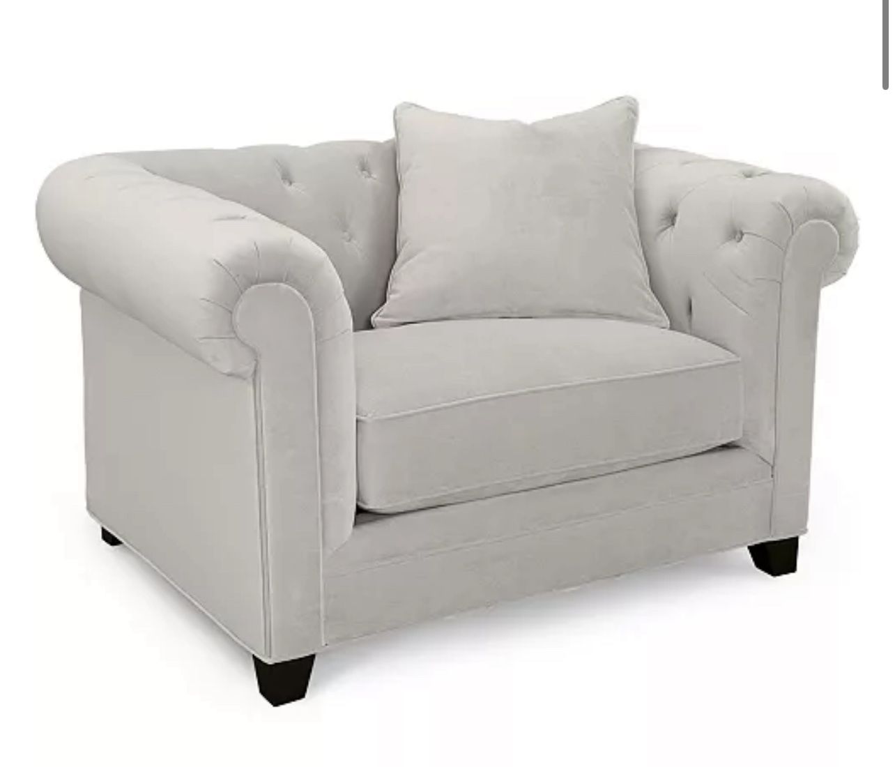 Martha Stewart Collection Saybridge 52" Fabric Armchair