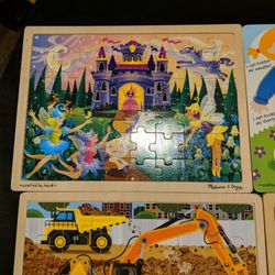 Melissa And Doug Wooden Puzzles