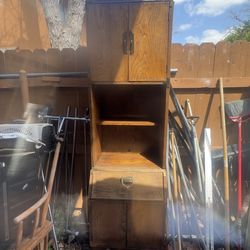Vintage Wooden Cabinet / Pantry Storage Cabinet
