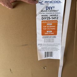 Mrcool DIY25-1412 Line Set 